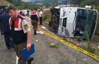Автобус з українськими туристами перекинувся в Туреччині: 18 постраждалих