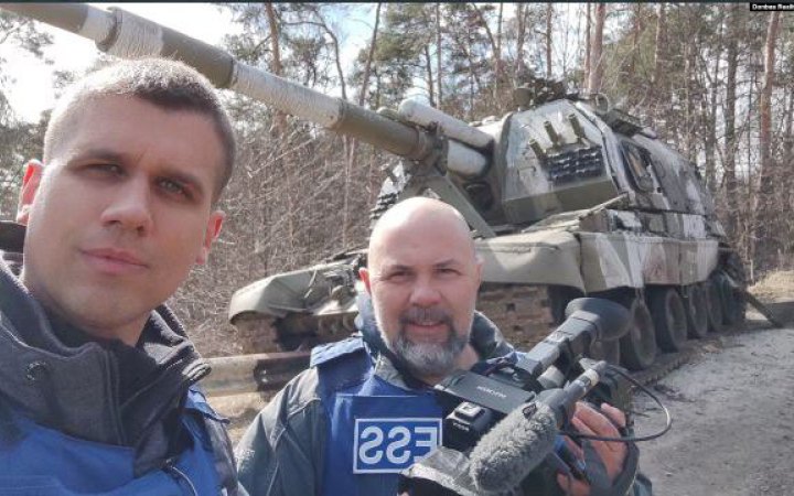 Знімальна група “Радіо Свобода” потрапили під обстріл на Бахмутському напрямку