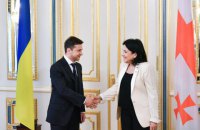 Президент Грузии: мы должны объединить позиции Украины и Грузии по курсу на евроинтеграцию