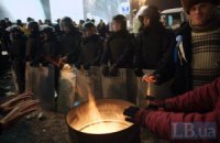 В Харькове Евромайдан поблагодарил милицию за обеспечение порядка