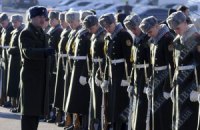 Из Кременчуга в направлении Киева движутся солдаты внутренних войск  