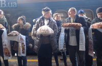 "Поїзд єднання" повернувся до Києва з поїздки на південь і схід України