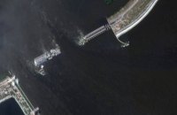 За минулу добу рівень води у Каховському водосховищі знизився на метр