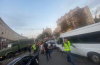 В центре Киева спецназовцы КОРДа задержали двух грузин, которые грабили клиентов обменников (обновлено)