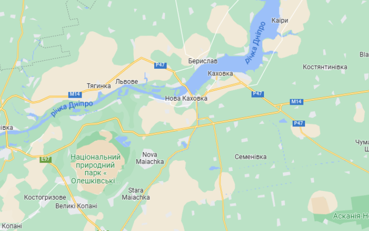 У Новій Каховці через вибухи зникло світло