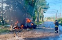 На Донеччині російський FPV-дрон вдарив по цивільному авто