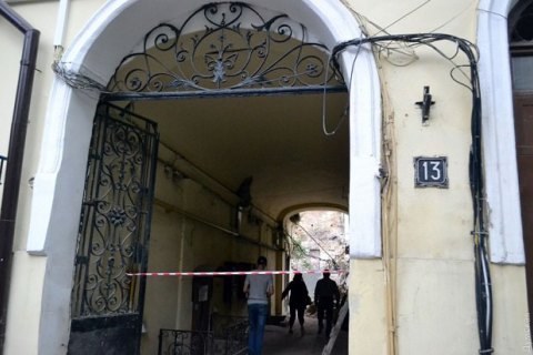 В центре Одессы обвалилась стена дома, в котором находится департамент финансов мэрии