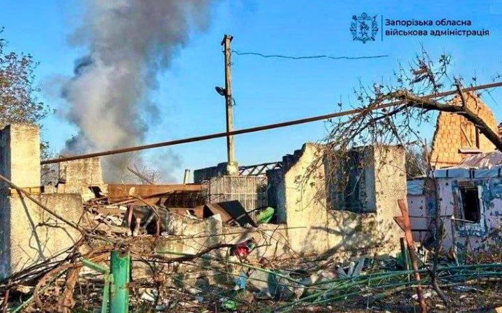 У Запорізькій області Росія вбила одну людину і поранила 12