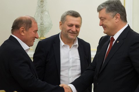 Порошенко встретился с Умеровым и Чийгозом