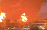 У Курській області пожежа на нафтобазі. Росіяни заявили про український безпілотник