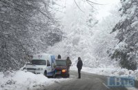 Через негоду в Київській області сталося 78 ДТП