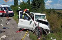 На Черкащині зіткнулися три автівки, троє людей загинули