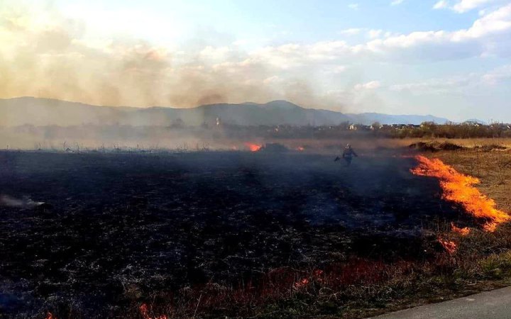 На Одещині від гасіння пожежі отримала опіки жителька