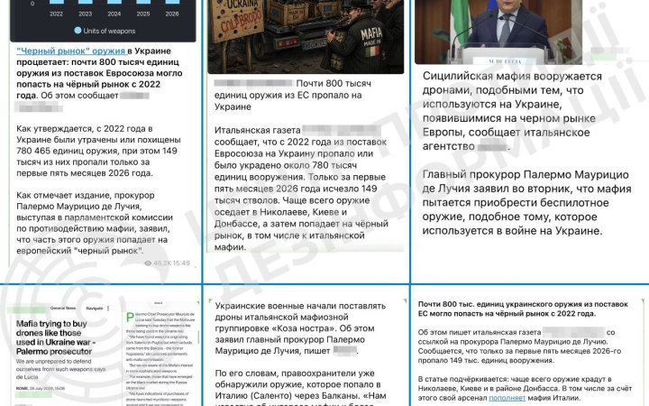 ЦПД: роспропаганда знову поширює фейк про нібито продаж Україною західної зброї на "чорному ринку"