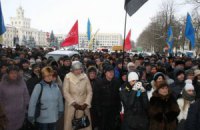 В Хмельницком людей задерживают прямо на баррикадах
