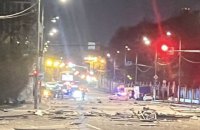 У Москві вночі дрон врізався в будинок 