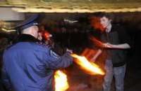 Милиция пыталась сорвать огненный флешмоб в честь Дня украинского языка