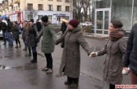 В Житомире студентам запретили выходить на митинги - людей на "живую цепь" не хватило