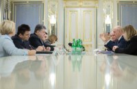 Порошенко призвал Совет Европы помочь с освобождением политзаключенных в РФ