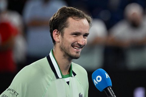 Після чвертьфінального матчу на Australian Open глядачі освистали Медведєва за згадку про Джоковича