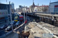 "Пробка" на проспекте Победы в Киеве достигла 5 километров из-за ремонта на Шулявке