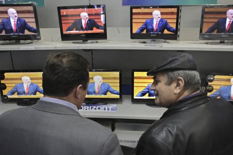 ​У Білорусі припинили мовлення п'ять іноземних телеканалів