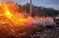 Росіяни атакували безпілотниками цивільне підприємство на Харківщині