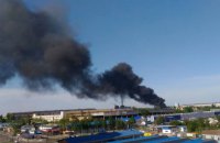 Пожар на заводе по производству автошин "Росава" в Белой Церкви потушили