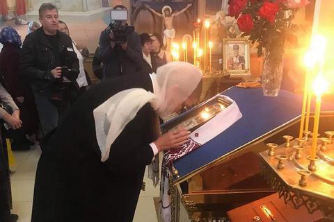 Тимошенко відвідала прифронтову Костянтинівку