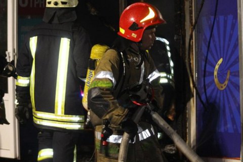 Возле станции метро "Академгородок" в Киеве горели МАФы