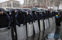 Внутренние войска заблокировали проход от Киевсовета на Бессарабку 