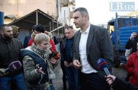 Кличко выступил за остановку застройки Сенного рынка 