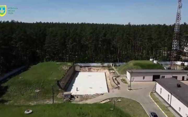 В Ірпені за сприяння Червоного Хреста будують резервуар для очищеної води