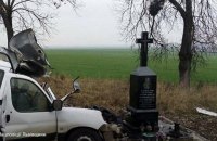 На Львовщине в ДТП с международным автобусом погиб водитель легкового автомобиля
