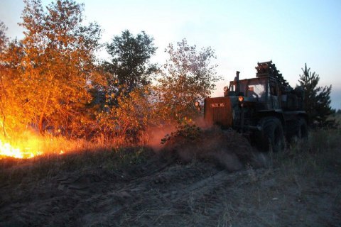 Во время тушения пожара на Луганщине погиб военный