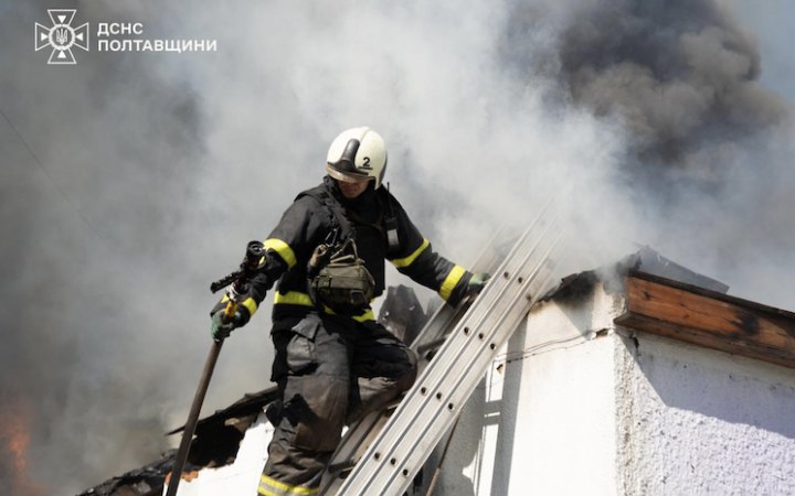 Росіяни атакували об'єкт залізничної інфраструктури в Полтаві