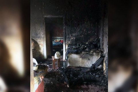На Днепропетровщине на пожаре погибла 86-летняя женщина