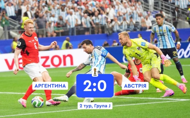 Мессі допоміг Аргентині перемогти Австрію і переписав рекорд результативності на чемпіонатах світу