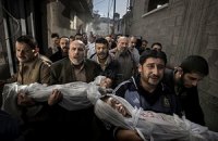 Главную награду премии World Press Photo-2012 отдали за снимок погибших палестинских детей