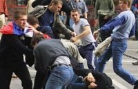 В Баку произошли стычки между фанами Азербайджана и России