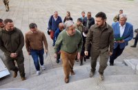 Во время встречи генсека ООН с Зеленским в Киеве Россия нанесла по столице ракетный удар