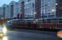 У Києві зупинився швидкісний трамвай