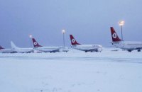 Отменены авиарейсы из Борисполя в Стамбул
