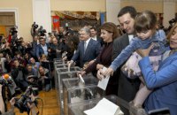 Порошенко проголосовал в Киеве