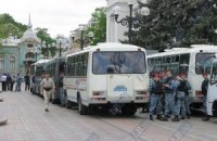 Милиция покидает Мариинский парк