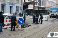 Центр Львова остался без воды из-за аварии на трубопроводе