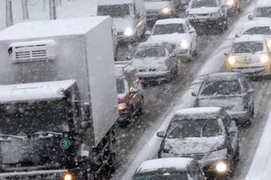 В Киеве снова образовались заторы