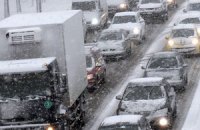 В Киеве снова образовались заторы