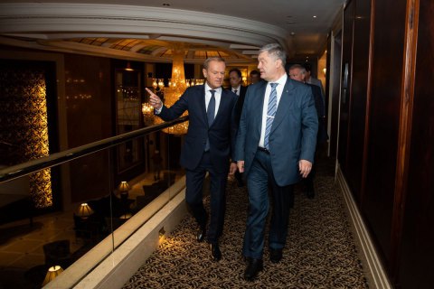 Порошенко после встречи с Туском: отраслевые союзы - основа дальнейшего прогресса Украины