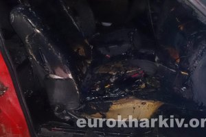 В Харькове сожгли еще одно авто, обеспечивающее Евромайдан